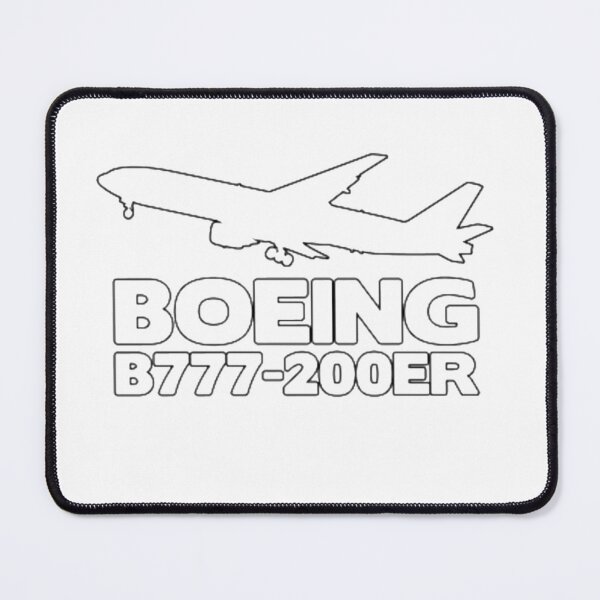 Item preview, Boeing B777-200ER Aviation Outline Shirt designed and sold by Emberglowo.