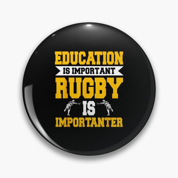 Item preview, Rugby Is Importanter Funny Sports Quote Bold Typography designed and sold by GabrieSketcham.