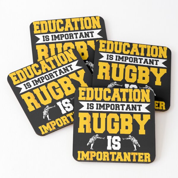 Item preview, Rugby Is Importanter Funny Sports Quote Bold Typography designed and sold by GabrieSketcham.