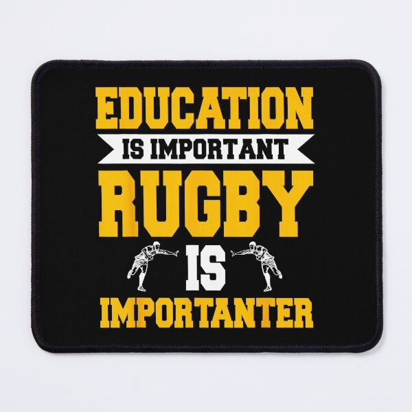 Item preview, Rugby Is Importanter Funny Sports Quote Bold Typography designed and sold by GabrieSketcham.