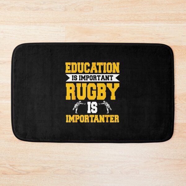 Item preview, Rugby Is Importanter Funny Sports Quote Bold Typography designed and sold by GabrieSketcham.