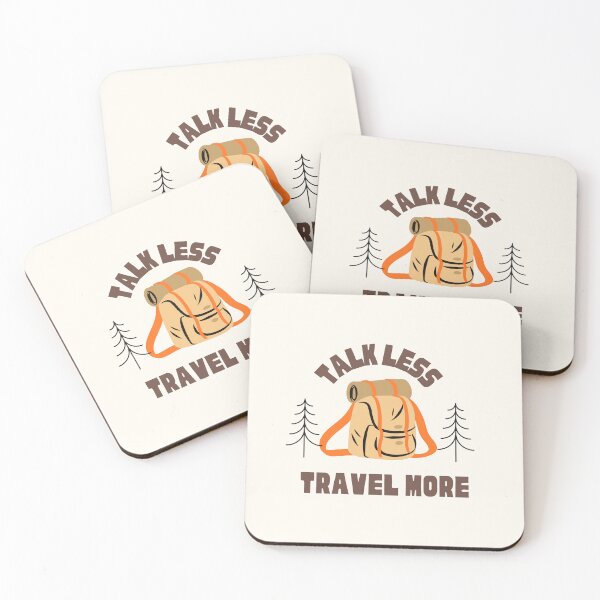 Item preview, travel more talk less designed and sold by MaaPaa shop.