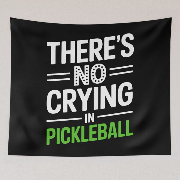 Item preview, There's No Crying In Pickleball Pickleball Rules designed and sold by HellD3vil-Art.