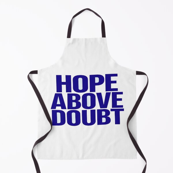 Item preview, Hope Above Doubt Motivational Typography – Bold Minimalist Inspirational Quote Design designed and sold by Bright Nest Studio.