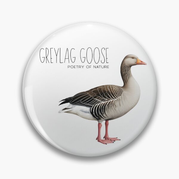Item preview, Greylag Goose Poetry of Nature – Elegant Bird Illustration designed and sold by ArcticFoxStudio.
