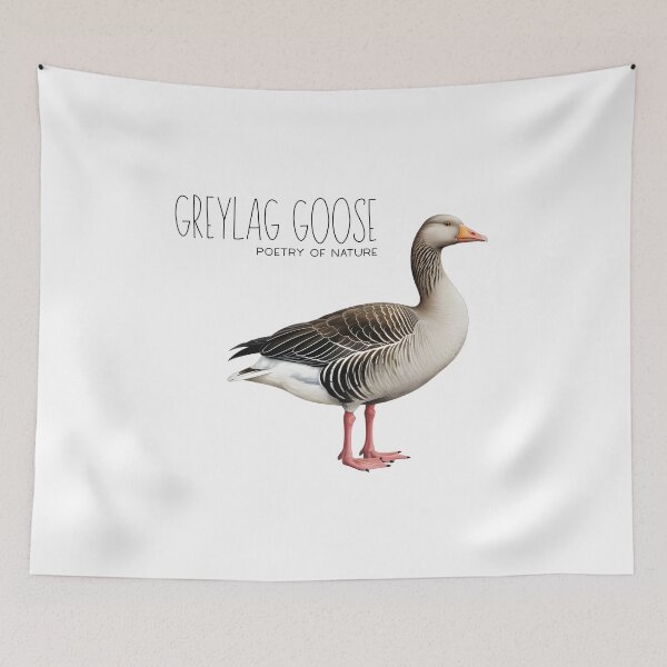 Item preview, Greylag Goose Poetry of Nature – Elegant Bird Illustration designed and sold by ArcticFoxStudio.