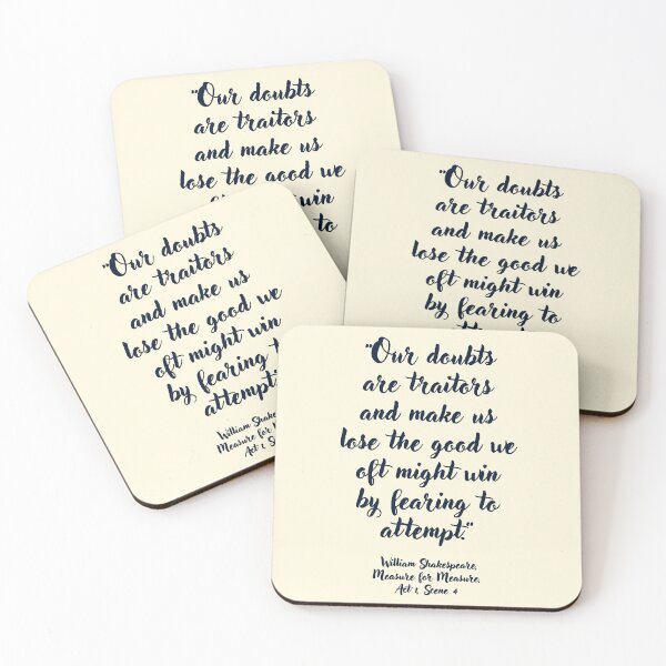 Item preview, Hip Shakespeare Quote from Measure for Measure designed and sold by CharlottePlaceArt.