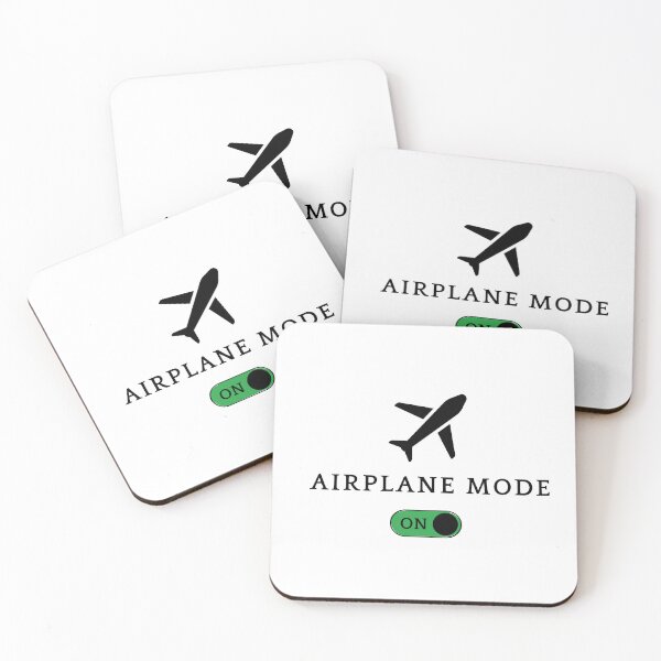 Item preview, Airplane Mode | Minimal Quiet Aesthetic | No Connection (Light Version) designed and sold by NeonGrain.