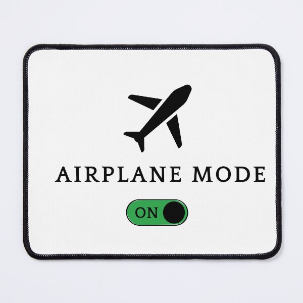 Item preview, Airplane Mode | Minimal Quiet Aesthetic | No Connection (Light Version) designed and sold by NeonGrain.
