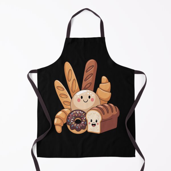 Item preview, Cute Bakery Bread Pretzel Donut Baguette Croissant designed and sold by brinbotty.