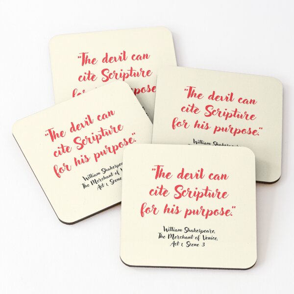 Item preview, Chill Shakespeare Quote from The Merchant of Venice designed and sold by CharlottePlaceArt.