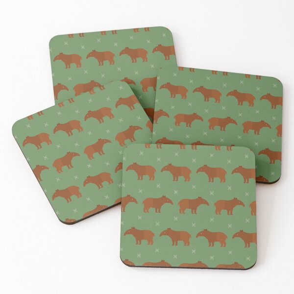 Item preview, Tapirs on green designed and sold by reneesillus.