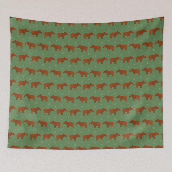Item preview, Tapirs on green designed and sold by reneesillus.
