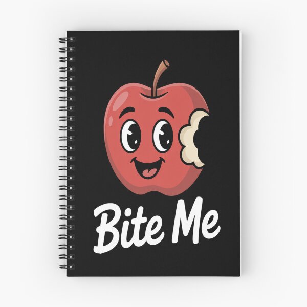 Item preview, Cute Bitten Apple Bite Me Food Humor  designed and sold by brinbotty.