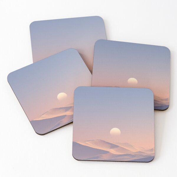 Item preview, Blush Dune Serenity – Pastel Desert Sunrise Minimal Landscape designed and sold by NeonHorizon Studio.