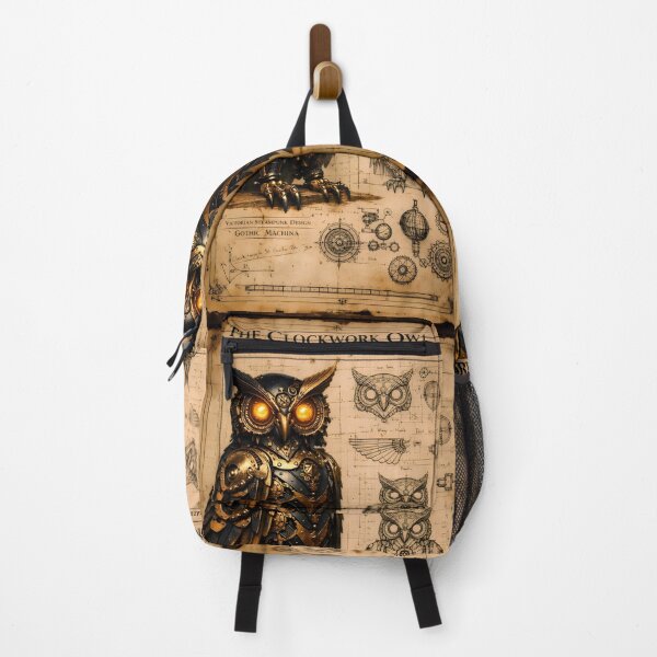 Item preview, The Clockwork Owl: Victorian Steampunk & Gothic Machina Blueprint designed and sold by Studio77-Gothic.