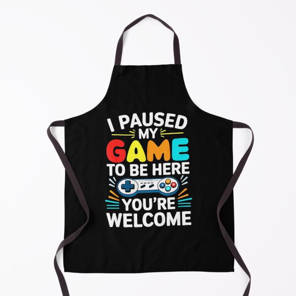Item preview, I Paused My Game to Be Here Funny Gamer Quote designed and sold by FGTV2021.