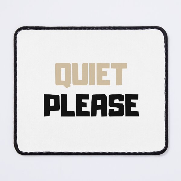 Item preview, Quiet Please-Minimal Typography Design designed and sold by DomKo10.