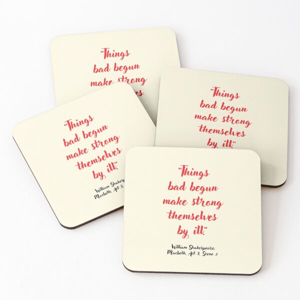 Item preview, Radical Shakespeare Quote from Macbeth designed and sold by CharlottePlaceArt.