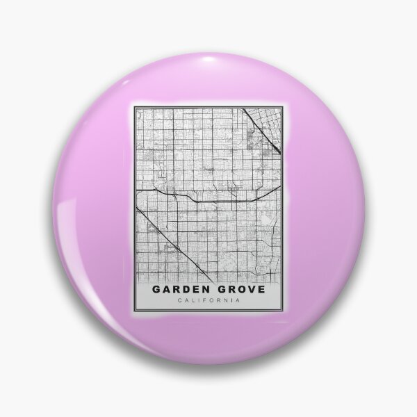 Item preview, Minimalist Garden Grove Map designed and sold by Tamas Das.