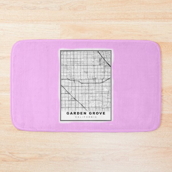 Item preview, Minimalist Garden Grove Map designed and sold by Tamas Das.