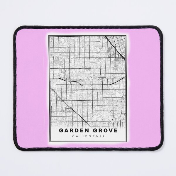 Item preview, Minimalist Garden Grove Map designed and sold by Tamas Das.