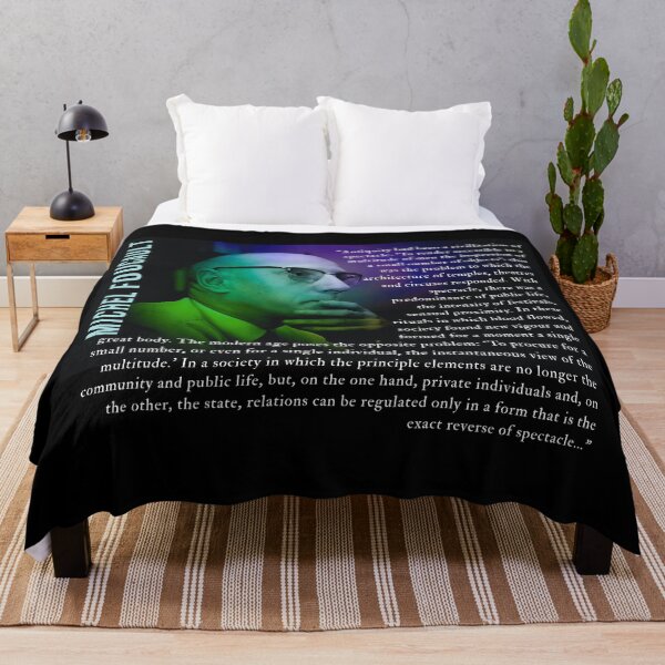Item preview, Michel Foucault quote: Antiquity had been a civilization of spectacle. 'To render accessible to a multitude of men the inspection of a small number of objects': designed and sold by artbleed.