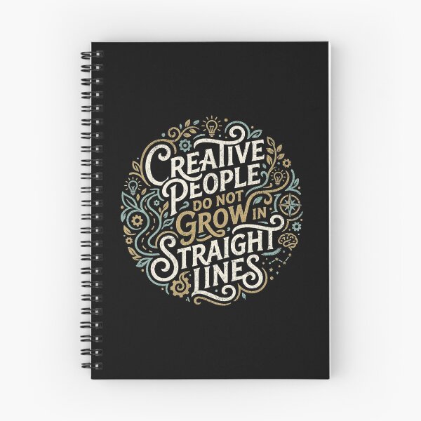 Item preview, Creative people don't grow in straight lines designed and sold by Pflugart.