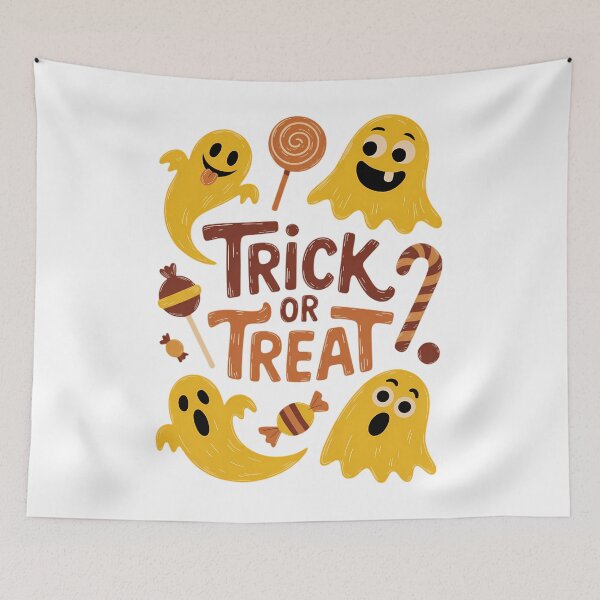 Item preview, Trick or Treat Ghost Happy Spooky designed and sold by Moon-Ape.