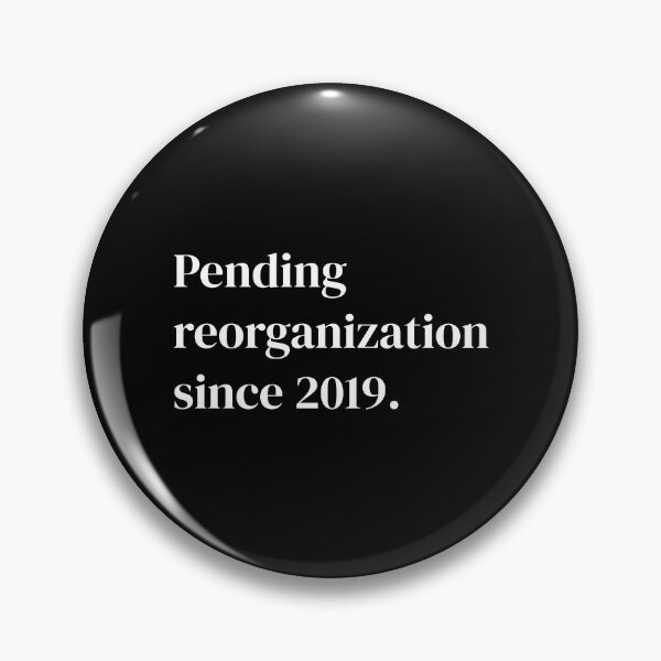 Item preview, Funny Procrastination Shirt - Black| Pending Reorganization Since 2019 | Minimalist Quote Tee designed and sold by StillPendingCo.