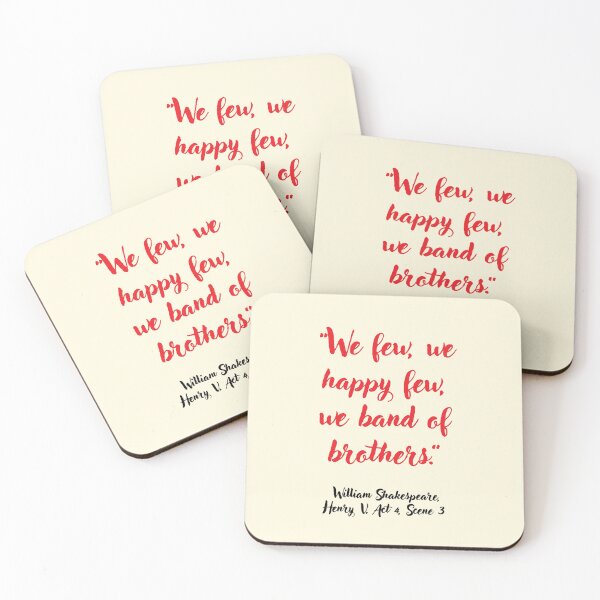 Item preview, Ace Shakespeare Quote from Henry the Fifth designed and sold by CharlottePlaceArt.