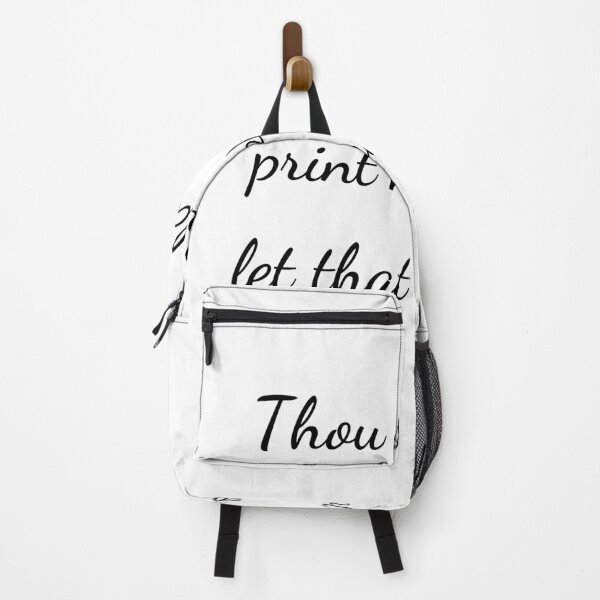 Item preview, "Thou shouldst print more, not let that copy die." - handwriting black designed and sold by ariksworld.