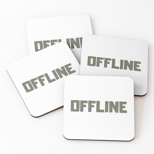 Item preview, Offline-Minimalist Digital Detox Typography designed and sold by DomKo10.