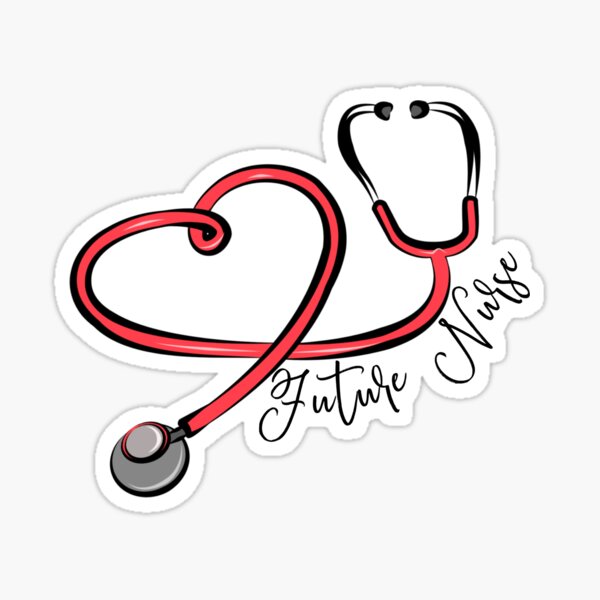 "Future Nurse" Sticker For Sale By EvyStickersx | Redbubble