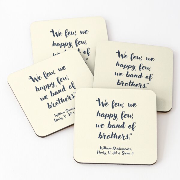 Item preview, Ace Shakespeare Quote from Henry the Fifth designed and sold by CharlottePlaceArt.