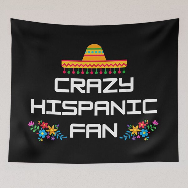Item preview, Crazy Hispanic Fan Funny Cinco De Mayo Sombrero Party Design designed and sold by DaphoLatara.