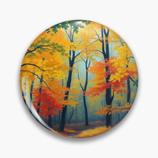Item preview, A forest in the autumn. designed and sold by oldMastersofart.