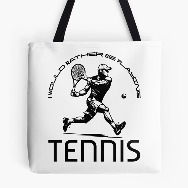 Item preview, I Would Rather Be Playing Tennis - Retro Tennis Player Sports Quote designed and sold by Abaseen.