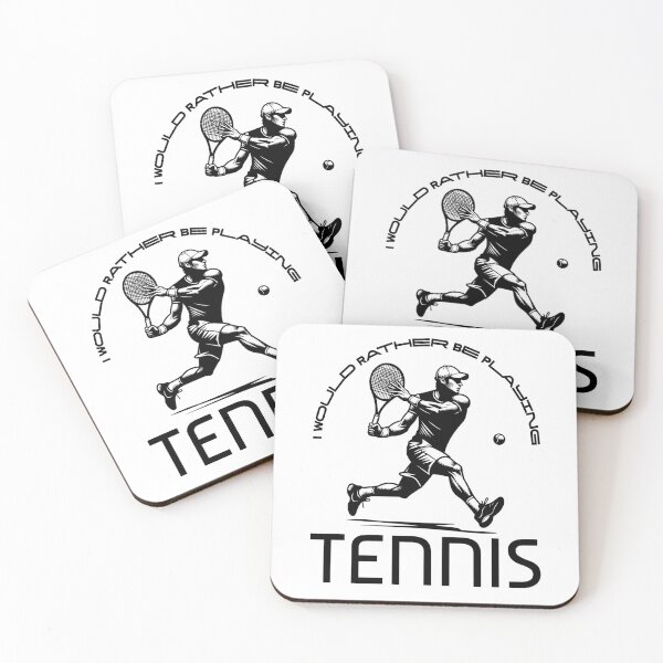 Item preview, I Would Rather Be Playing Tennis - Retro Tennis Player Sports Quote designed and sold by Abaseen.
