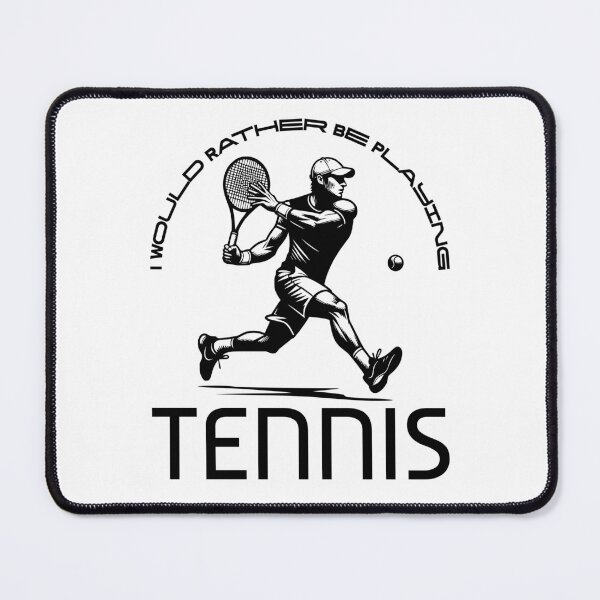 Item preview, I Would Rather Be Playing Tennis - Retro Tennis Player Sports Quote designed and sold by Abaseen.