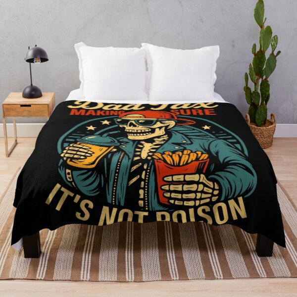Item preview, Dad Tax Making Sure It’s Not Poison Funny Skeleton Dad Humor Design designed and sold by DaphoLatara.