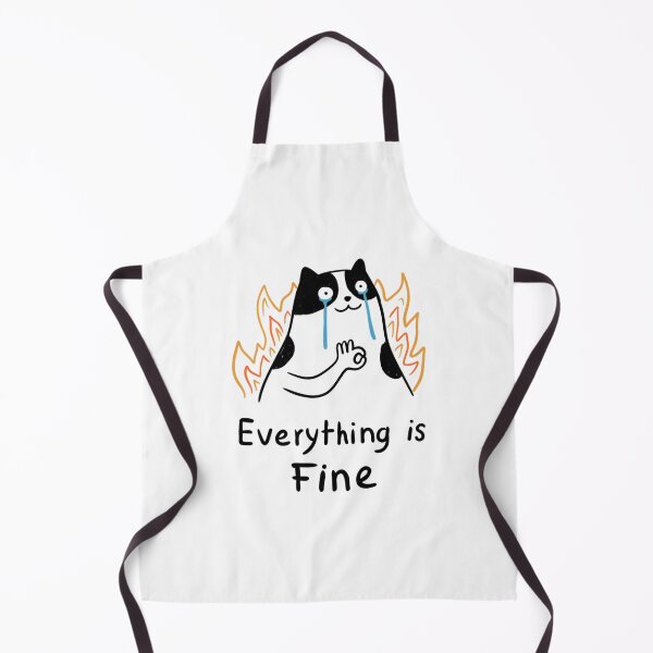 Item preview, Purrfectly Fine In This Chaos designed and sold by AvenStudioCo.