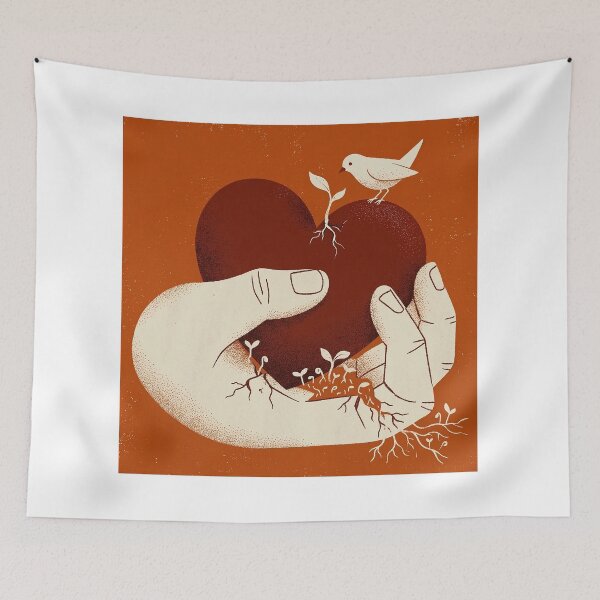 Item preview, The Heart’s Garden: Nurturing Love and Growth designed and sold by KARTICK DUTTA.