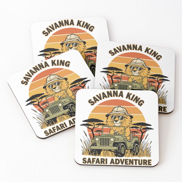 Item preview, Lion Safari Savanna King Safari Adventure designed and sold by PixelStudioBe.