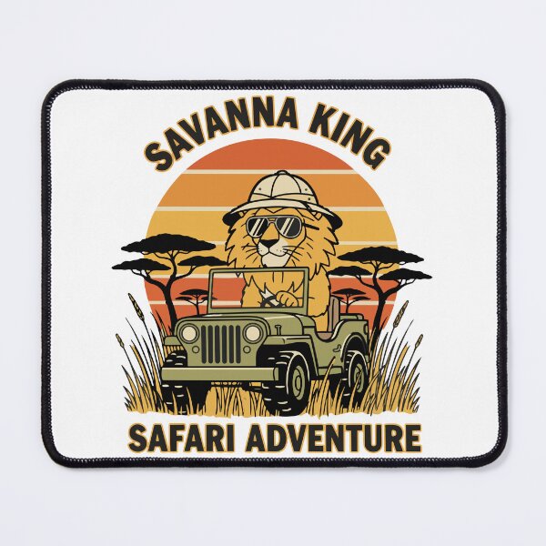 Item preview, Lion Safari Savanna King Safari Adventure designed and sold by PixelStudioBe.