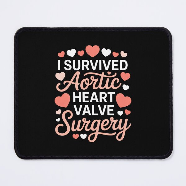 Item preview, Survived Aortic Heart Valve Surgery Cardio Disease Awareness designed and sold by Moon-Ape.