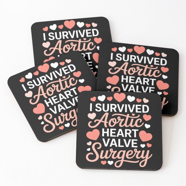 Item preview, Survived Aortic Heart Valve Surgery Cardio Disease Awareness designed and sold by Moon-Ape.