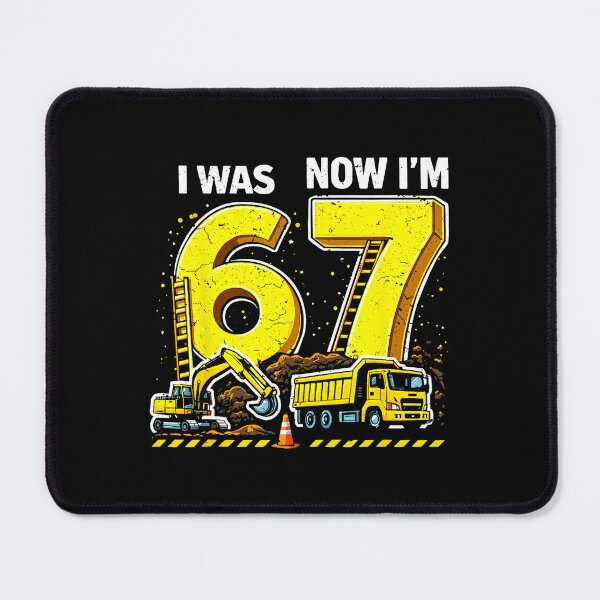 Item preview, I Was 6 Now I’m 7 Construction Birthday Boy Truck  designed and sold by gladysenglish.