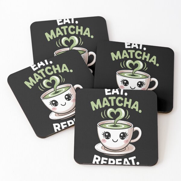 Item preview, Eat Sleep Matcha Repeat  designed and sold by CottonCandyPrin.