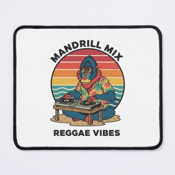 Item preview, Mandrill DJ Reggae Retro Vibes designed and sold by PixelStudioBe.